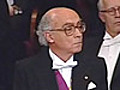 José Saramago receives his Nobel Prize