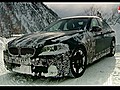 BMW M5 Prototype - Erste Testfahrten im Schnee