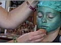 Face Paint - Creating the Alien Foundation