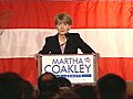 Coakley holds campaign kick off rally