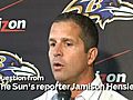 Coach Harbaugh talks about the Ravens cornerback situation and Jared Gaither