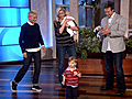 Ellen Throws a Football with Drew Brees