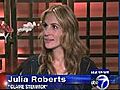VIDEO: Julia Roberts talks to EWN