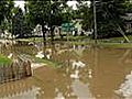 River Rising as Thousands Evacuate Minot,  ND.