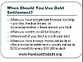 When credit card debt is your primary debt, use debt settlement