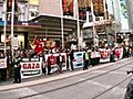 Protest at Israel’s attack on Gaza peace flotilla - Melbourne 1 June