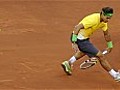 Rafael Nadal’s &#039;hot-dog lob&#039; against Novak Djokovic in Madrid Masters final
