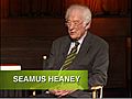 Seamus Heaney at The New Yorker Festival