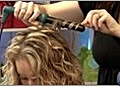 Finishing Curly Hair with a Curling Iron