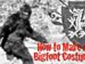 Threadbanger Halloweeny How To: How to make a Bigfoot Costume