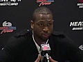 Dwyane Wade postgame interview