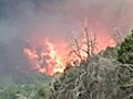 Utah road fire