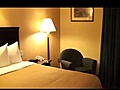 Hotel king size room video