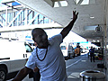 Mike Tyson &amp;#8212; Dancing at the Airport