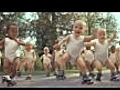 Skating Babies - Evian