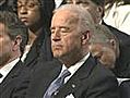 Biden catches some zzz’s during speech?