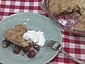 KTLA-Eat Beat: Cherry Almond Cobbler