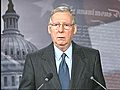 McConnell holds news conference on stimulus plan