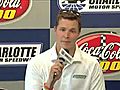 NASCAR driver Trevor Bayne talks about returning from illness at the Coca-Cola 600.