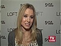 The Fashion Team - Emmanuelle Chirqui and Kristen Bell at Loft Style Event