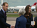 Video: William,  Kate to arrive in Canada