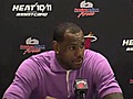 LeBron James discusses Charlotte game