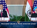 President Obama and Prime Minister Singh Press Availability