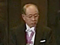 Ryoji Noyori receives his Nobel Prize