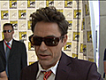 Sherlock Holmes - Robert Downey Jr Interview,  Comic Con