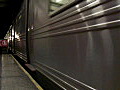 Royalty Free Stock Video HD Footage Subway Train Arrives in New York City