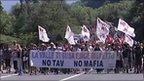 VIDEO: Italy rail protest turns violent