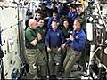 Raw Video: Crews say goodbye aboard ISS