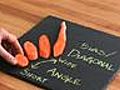 CHOW Tip: Knife Skills: How to Make a Bias Cut
