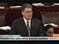 Franken to Grill Apple,  Google