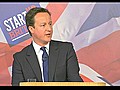 Cameron: &#039;Now is the time to start a business&#039;