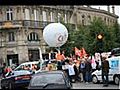 Manifestation à bordeaux pour défendre leurs retraites