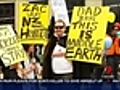NZ protests to keep Hobbit