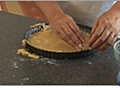 Placing the Ricotta Tart Dough in a Springform Pan