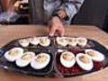 Peppered Deviled Eggs