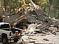 Raw video: GA home flattened during blast