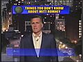 Romney presents his &#039;Top Ten&#039; on Letterman