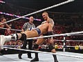 WWE Monday Night Raw - Randy Orton and WWE Hall of Famer Jerry Lawler Vs. WWE Champion the Miz and Alex Riley