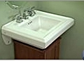 How to Install a Pedestal Sink