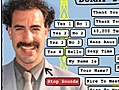 Borat Sound Board