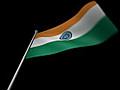 India Flag Stock Footage