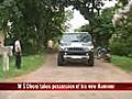 Dhoni drives from Delhi to Ranchi in Hummer