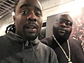 Rick Ross,  Diddy & Wale Attend Miami Heat Home Game!