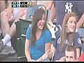 Baseball Fan Gets Way Too Excited