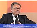 Pierre Dinon,  Responsable du pôle ISR d’Allianz GI, au colloque Novethic 2010