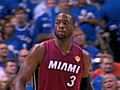 James to Wade: Low slash